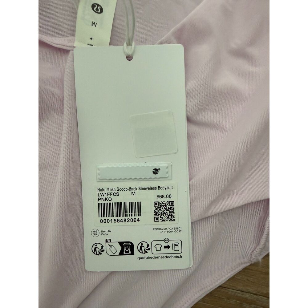 NWT Lululemon Wundermost Mesh Scoop-Back Sleeveless Thong Bodysuit Size Medium - Picture 5 of 6
